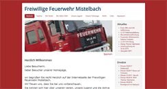 Desktop Screenshot of feuerwehr-mistelbach.org